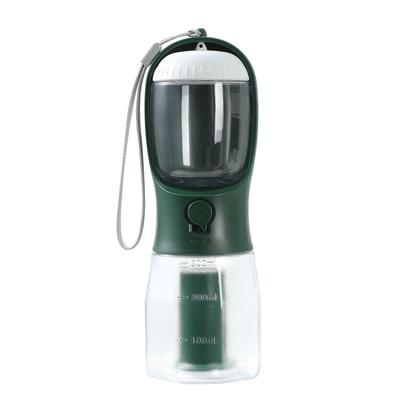 Gourde 3-en-1 Portable pour Animal – Eau, Nourriture & Sacs