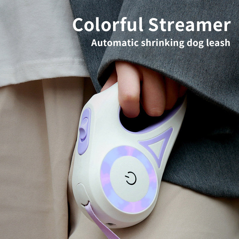 Laisse rétractable pour chien avec collier – Système automatique