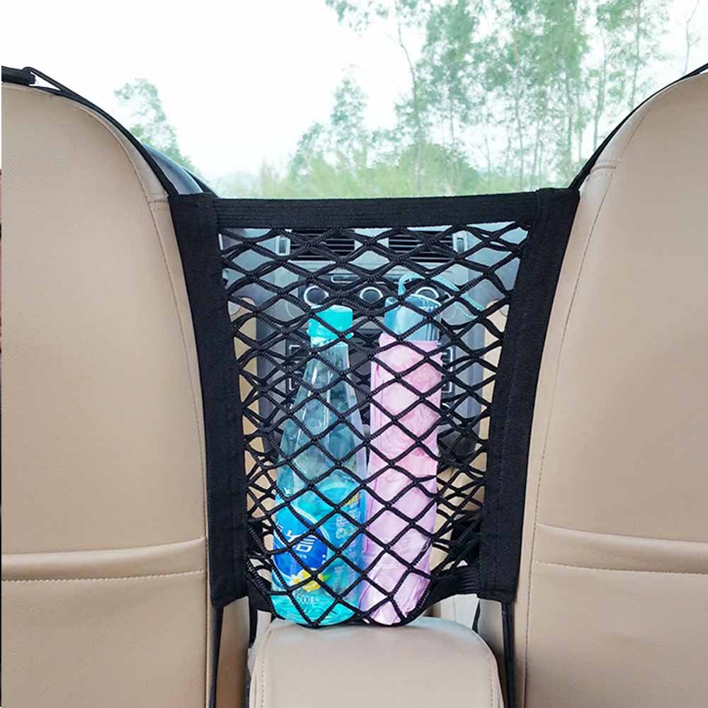 Filet de sécurité élastique pour voiture – Séparateur chien et enfant